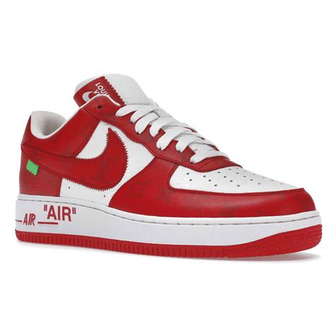 louis vuitton red air force 1